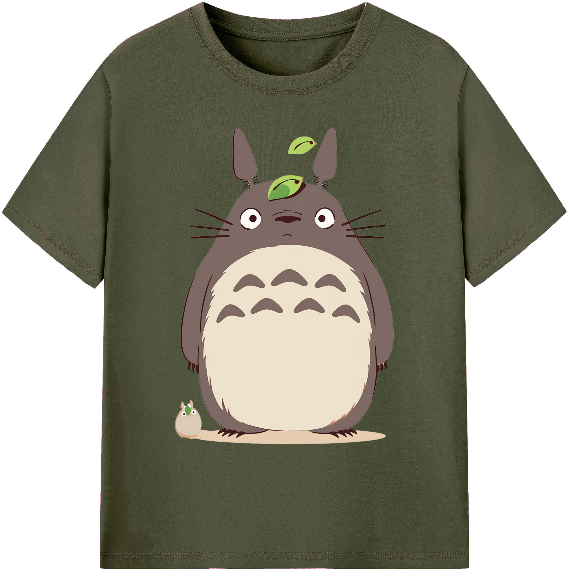 （画像用） となりのトトロ 草壁メイ 草壁サツキ My Neighbor Totoro Satsuki Kusakabe Mei Kusakabe 綿100％ メンズ半袖Tシャツ｜肌触りやわらか＆通気性